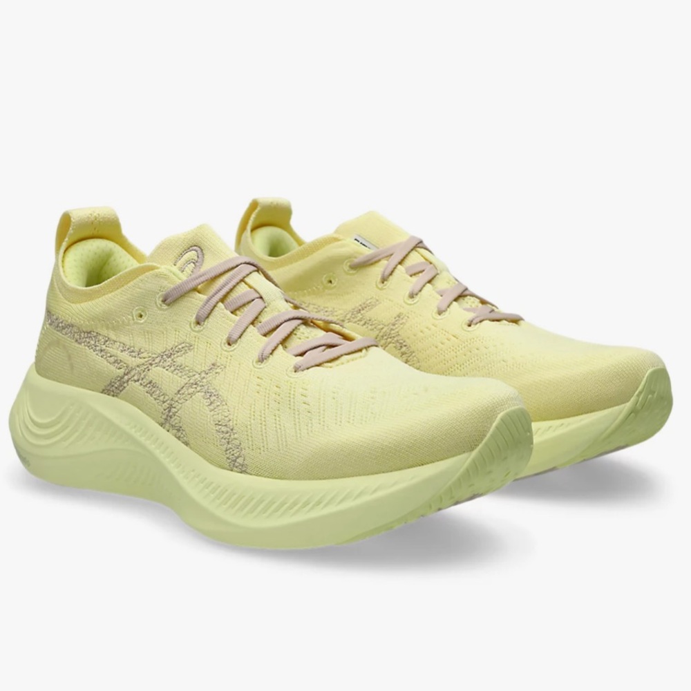 ASICS NEW MEN’S NIMBUS MIRAI HUDDLE YELLOW/ MINERAL BEIGE $180.00 Size 11.5